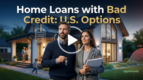 Home Loans With Bad Credit: U.S. Options | Mortgage & Real Estate Updates: VA, FHA, HELOC, DSCR, 1099, P&L, Hard Money, Land, Farm, Fix & Flip, No-Docs, Commercial Loan